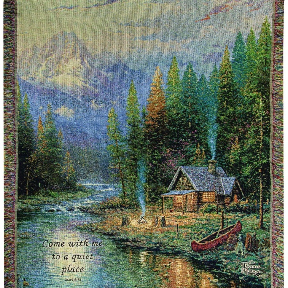 COPY - Thomas Kinkade End Of A Perfect Day Tapest…